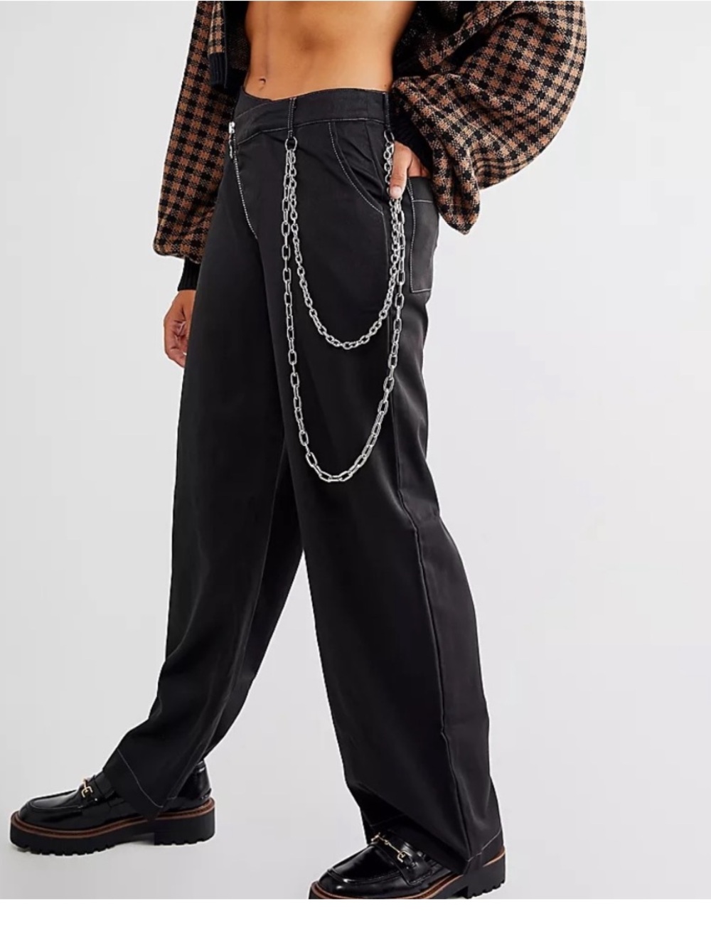 NWT Free People The ragged priest woven dropout pants